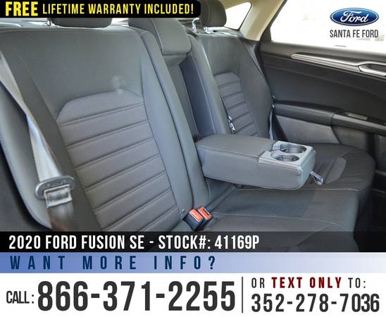 2020 Ford Fusion SE Ecoboost - Touchscreen - Cruise Control for sale in Alachua, FL – photo 20