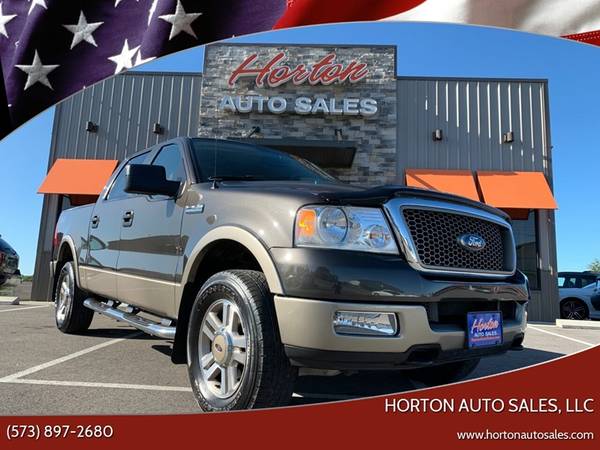 2005 FORD F-150 SUPER CREW LARIAT 4X4 LEATHER for sale in Linn, MO