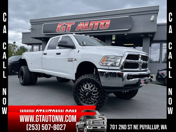 2018 Ram 3500 Crew Cab Tradesman Pickup 8ft bed, 6-Speed Manual for sale in PUYALLUP, WA
