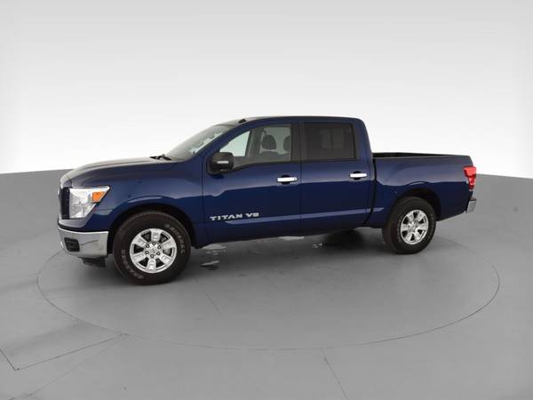 2019 Nissan Titan Crew Cab SV Pickup 4D 5 1/2 ft pickup Blue -... for sale in Fort Myers, FL – photo 4