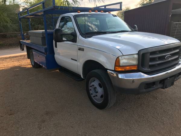 2000 Ford F-450 dually diesel 7.3 flat bed - cars & trucks - by... for sale in Phoenix, AZ – photo 16
