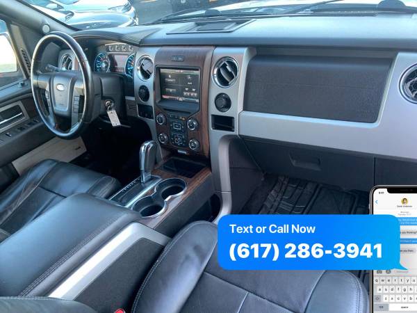 2014 Ford F-150 F150 F 150 Lariat 4x4 4dr SuperCrew Styleside 6 5 for sale in Somerville, MA – photo 21