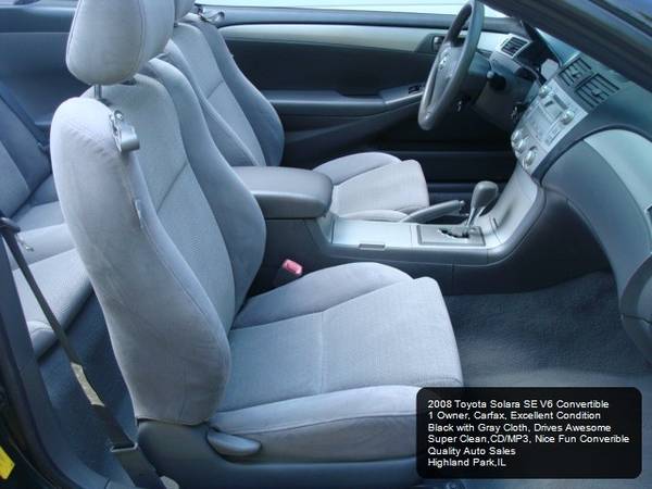 2008 Toyota Camry Solara SE Convertible - - by dealer for sale in Highland Park, IL – photo 8