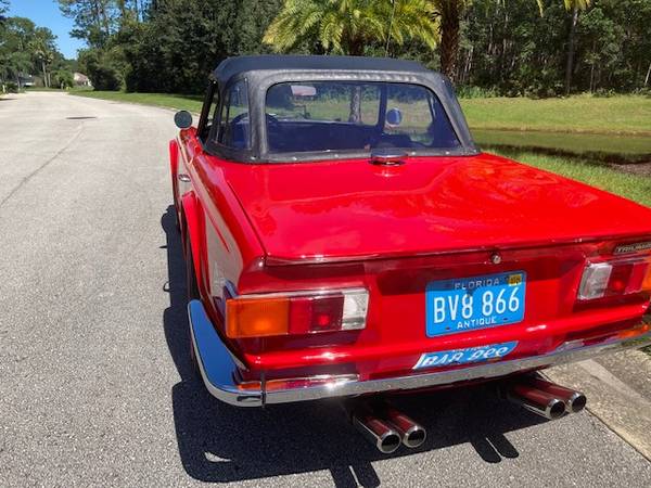 1973 Triumph TR6 w/ Overdrive - cars & trucks - by owner - vehicle... for sale in Jacksonville, FL – photo 3