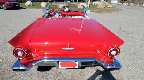 1957 Red Ford Thunderbird Convertible Body Off Resto EX CONDITION for sale in Marion, MA – photo 8