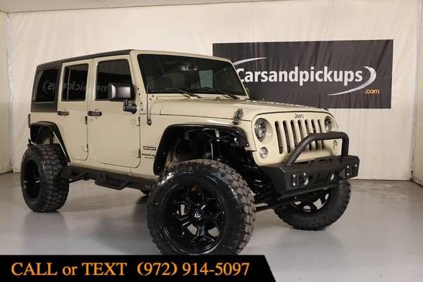 2018 Jeep Wrangler JK Unlimited Sport - RAM, FORD, CHEVY, DIESEL,... for sale in Addison, TX – photo 4