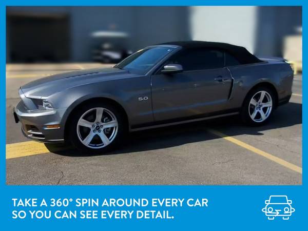 2014 Ford Mustang GT Premium Convertible 2D Convertible Gray for sale in Radford, VA – photo 3