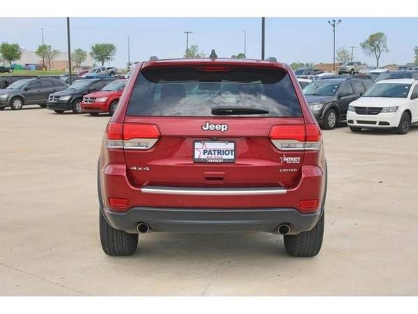2014 Jeep Grand Cherokee Limited (Deep Cherry Red Crystal Pearlcoat) for sale in Chandler, OK – photo 4