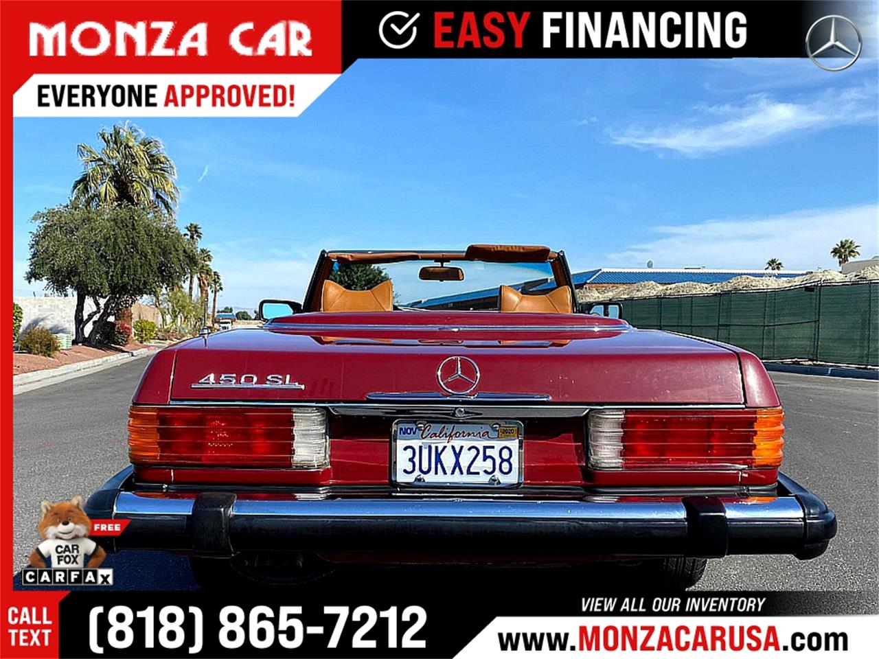 1979 Mercedes-Benz 450SL for sale in Sherman Oaks, CA – photo 7