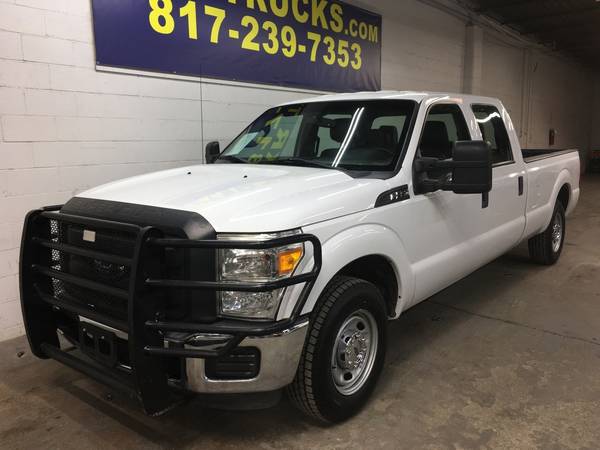 2013 Ford F-350 XL Crew Cab 6 8L V8 Service Contractor Pickup Truck for sale in Arlington, TX – photo 4