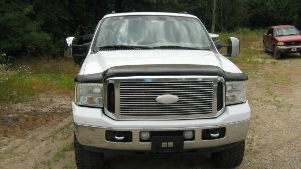 2006 Ford F250 diesel 4dr lariat 4x4 white for sale in Harrisburg, AR – photo 2