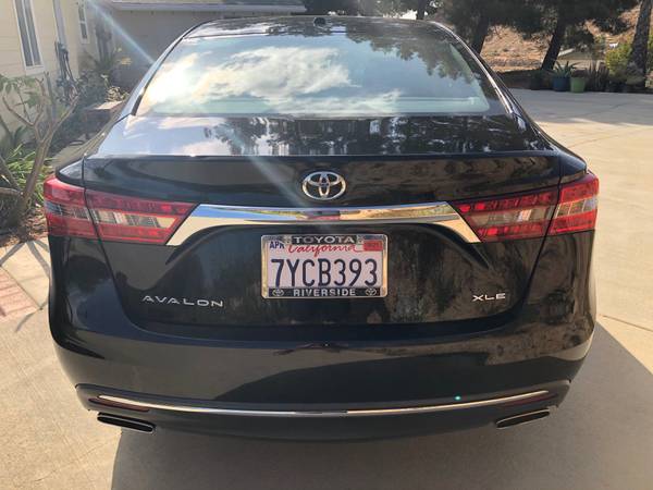 Black on Black 2017 Toyota Avalon XLE Premium - - by for sale in Temecula, CA – photo 3