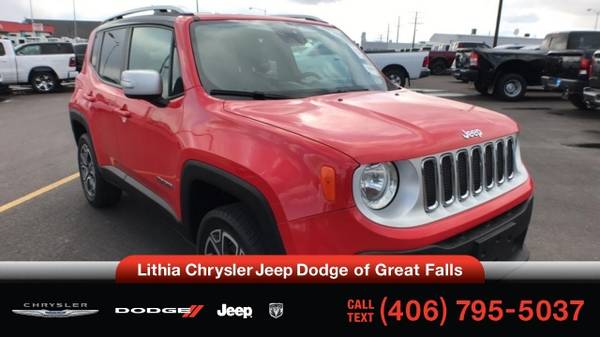 2017 Jeep Renegade Limited 4x4 - - by dealer - vehicle for sale in Great Falls, MT – photo 4