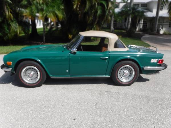 1976 TRIUMPH TR6 RARE AND NICE - cars & trucks - by dealer - vehicle... for sale in Naples, FL – photo 5