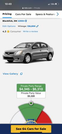 2010 NISSAN SENTRA SL LOW MILES CLEAN TITLE GAS SAVER - cars & for sale in Columbus, OH – photo 17