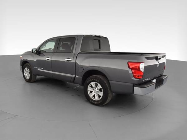 2019 Nissan Titan Crew Cab SV Pickup 4D 5 1/2 ft pickup Gray -... for sale in Bakersfield, CA – photo 7
