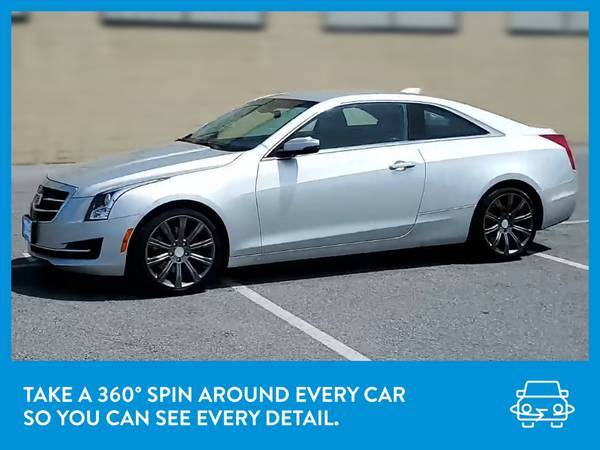 2016 Caddy Cadillac ATS 2 0L Turbo Standard Coupe 2D coupe Silver for sale in Fresh Meadows, NY – photo 3