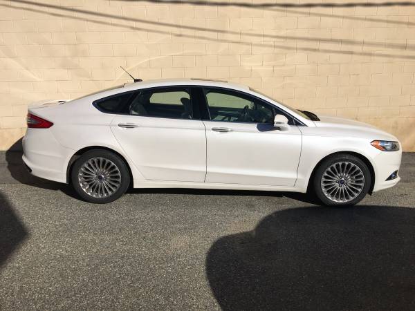 2014 Ford Fusion Titanium w/ Eco Boost, Sunroof and Leather. - cars... for sale in Peabody, MA – photo 8
