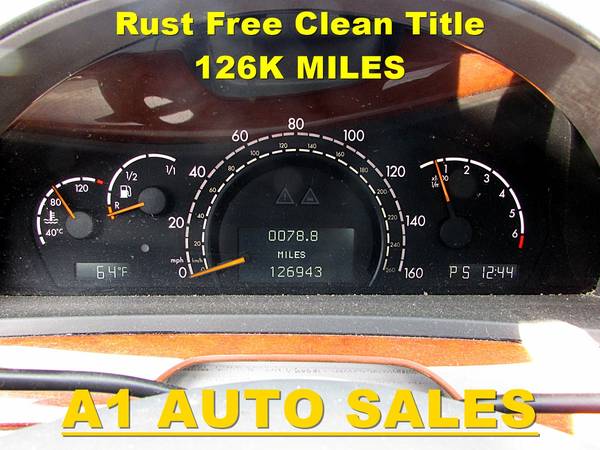 rust free 2001 Mercedes Benz S430 126k miles - - by for sale in Willowbrook, IL – photo 17