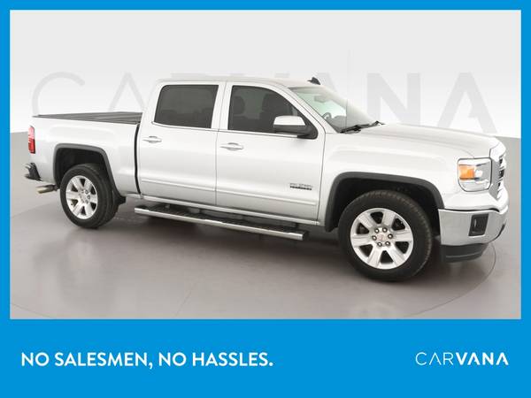 2015 GMC Sierra 1500 Crew Cab SLE Pickup 4D 5 3/4 ft pickup Silver for sale in San Marcos, TX – photo 11
