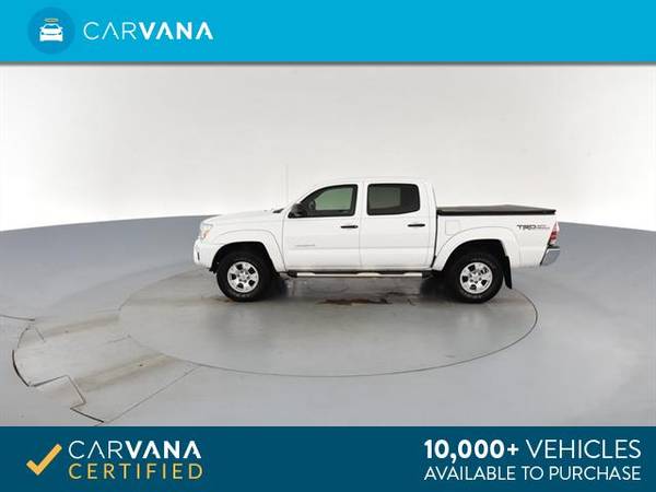 2013 Toyota Tacoma Double Cab PreRunner Pickup 4D 5 ft pickup WHITE - for sale in Covington, OH – photo 7