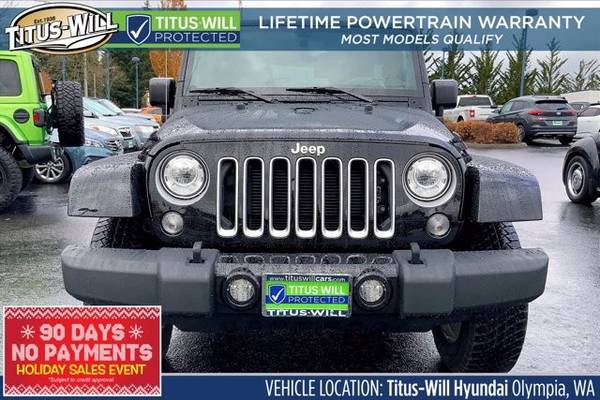 2017 Jeep Wrangler Unlimited 4x4 4WD SUV Sahara Convertible - cars &... for sale in Olympia, WA – photo 2