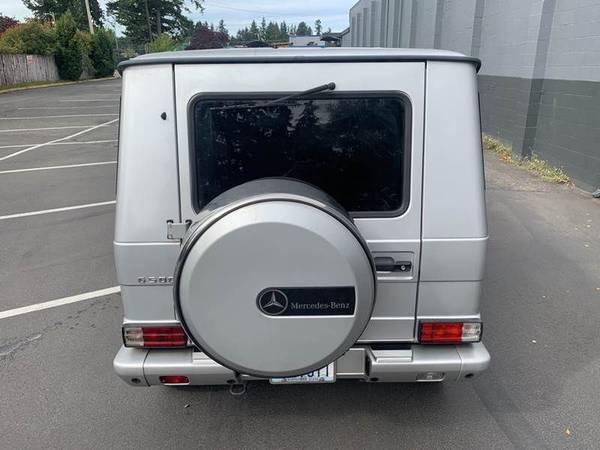 Silver 2003 Mercedes-Benz G-Class G 500 AWD 4MATIC 4dr SUV for sale in Lynnwood, WA – photo 6