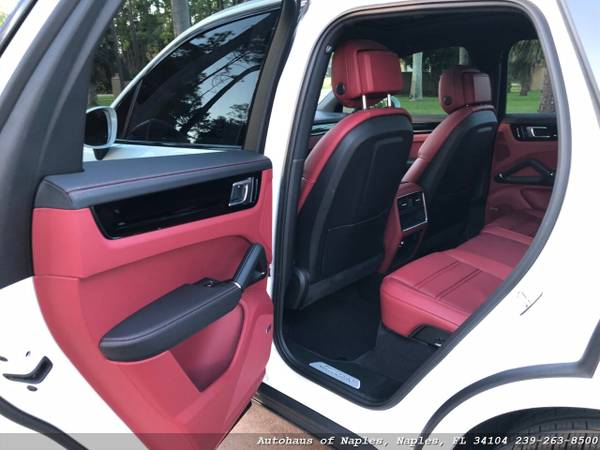 2019 Porsche Cayenne $85,460 Sticker! Bordeaux Red leather! 21" Spyder for sale in Naples, FL – photo 24