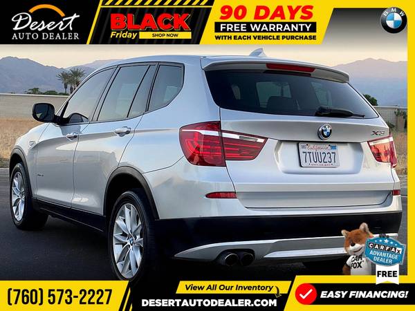 2013 BMW X3 xDrive28i AWD 75,000 MILES xDrive28i SUV with 75,000... for sale in Palm Desert , CA – photo 3