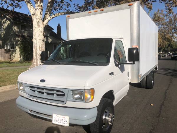 1998 Ford E450 Super Duty Power Stroke Turbo Diesel 7.3 Box Van 16ft for sale in Woodland, CA – photo 2