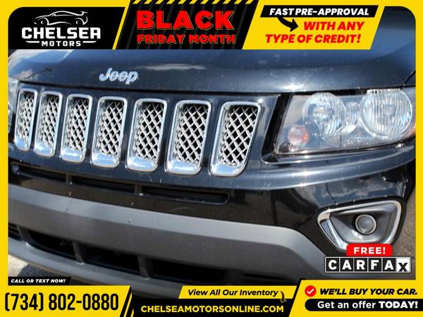 $181/mo - 2014 Jeep Compass Latitude - Easy Financing! - cars &... for sale in Chelsea, MI – photo 11