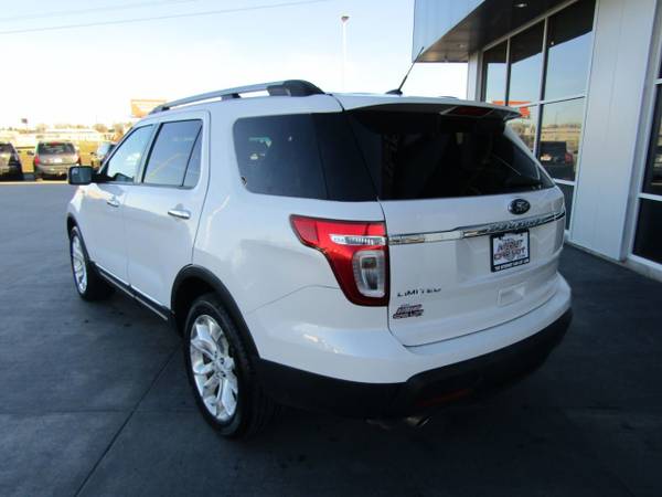 2014 *Ford* *Explorer* *4WD 4dr Limited* White Plati - cars & trucks... for sale in Omaha, NE – photo 5