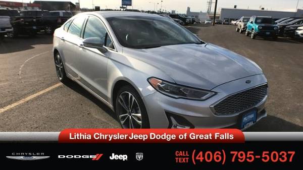 2019 Ford Fusion Titanium AWD - cars & trucks - by dealer - vehicle... for sale in Great Falls, MT – photo 4
