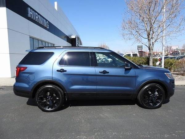 2019 Ford Explorer Sport suv Blue Metallic - - by for sale in Pocatello, ID – photo 5