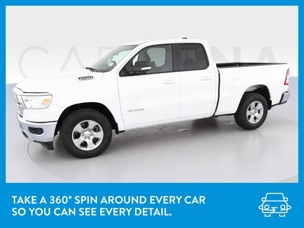 2020 Ram 1500 Quad Cab Big Horn Pickup 4D 6 1/3 ft pickup White for sale in Sausalito, CA – photo 3