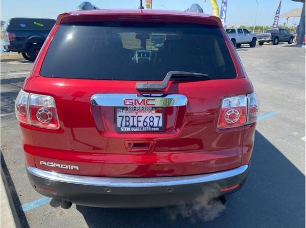 2012 GMC ACADIA SLT Ruby Red - - by dealer - vehicle for sale in Fresno, CA – photo 4