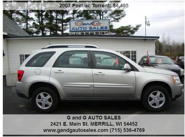 2007 Pontiac Torrent AWD 4dr SUV 156850 Miles - cars & trucks - by... for sale in Merrill, WI
