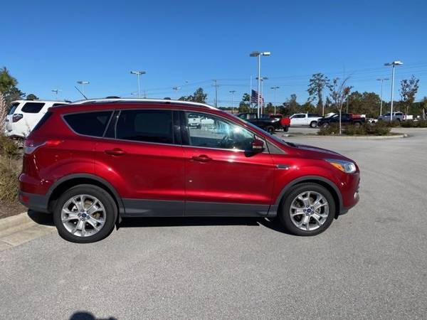 2015 Ford Escape Titanium suv Red - cars & trucks - by dealer -... for sale in Goldsboro, NC – photo 8