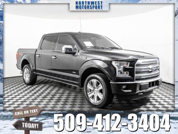 2015 *Ford F-150* Platinum FX4 4x4 - cars & trucks - by dealer -... for sale in Pasco, WA