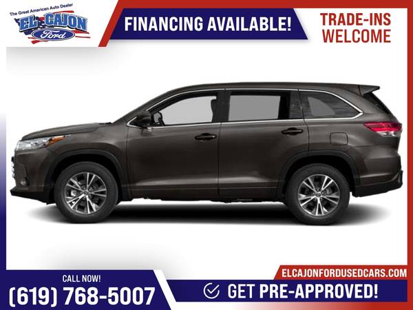 2019 Toyota Highlander LE FOR ONLY 479/mo! - - by for sale in Santee, CA – photo 3