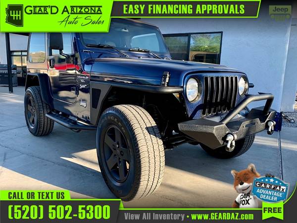 2001 Jeep WRANGLER/TJ for 13, 495 or 208 per month! - cars & for sale in Tucson, AZ – photo 7