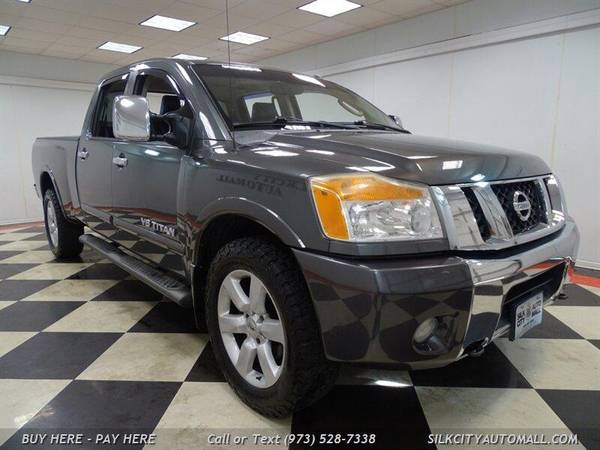 2008 Nissan Titan LE 4x4 Crew Cab Leather 8ft Long Bed 4x4 LE Crew... for sale in Paterson, PA – photo 3