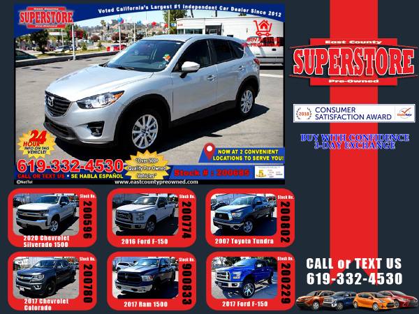 2016 MAZDA CX-5 TOURING SUV-EZ FINANCING-LOW DOWN! - cars & trucks -... for sale in El Cajon, CA – photo 24