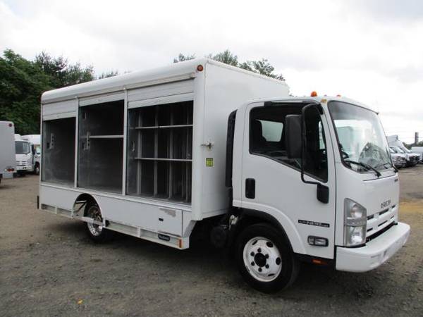 2012 Isuzu NPR HD 14 BEVERAGE TRUCK * ROLL UP SIDE DOORS - cars &... for sale in south amboy, WV – photo 2