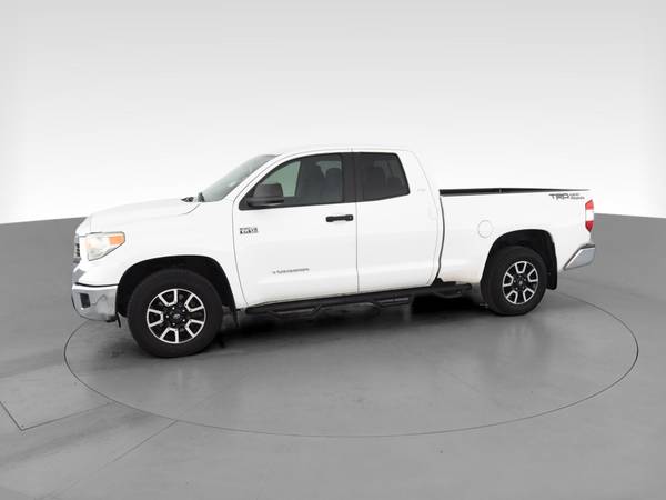 2014 Toyota Tundra Double Cab SR Pickup 4D 6 1/2 ft pickup White - -... for sale in Toledo, OH – photo 4