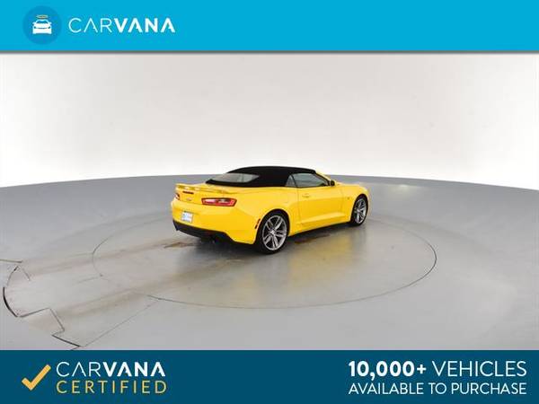 2017 Chevy Chevrolet Camaro LT Convertible 2D Convertible Yellow - for sale in Atlanta, FL – photo 11