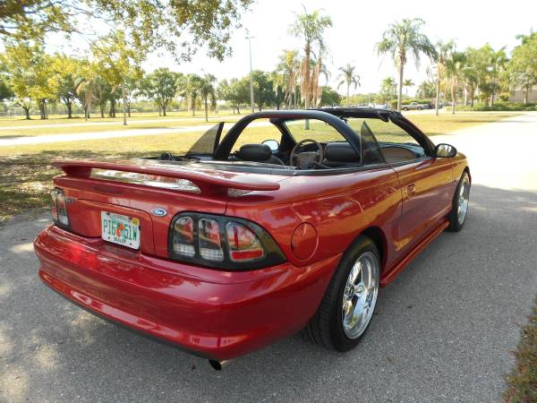 SUPERCHARGED! 1994 FORD MUSTANG COBRA SVT CONVERTIBLE! - cars & for sale in Fort Myers, FL – photo 12