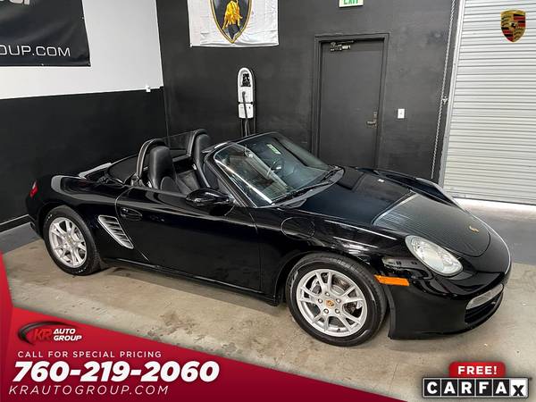 2006 PORSCHE BOXTER 5 SPD MANUAL TRIPLE BLACK MUST SEE - cars & for sale in Palm Desert , CA – photo 5