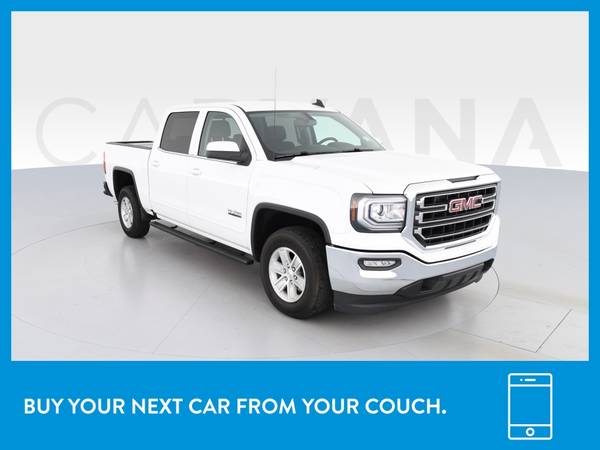 2018 GMC Sierra 1500 Crew Cab SLE Pickup 4D 5 3/4 ft pickup White for sale in Chicago, IL – photo 12