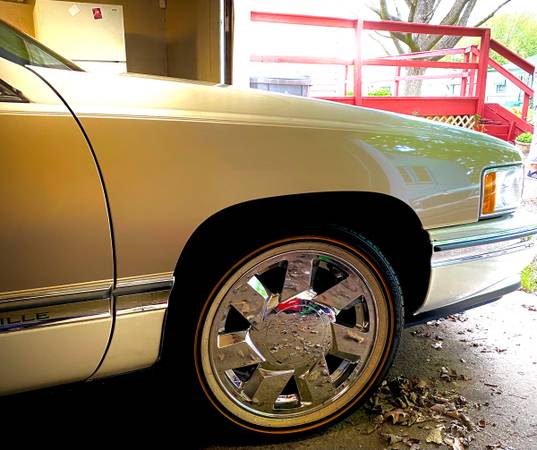 94 Cadillac Deville 17 Vogues & Chrome rims - - by for sale in Indianapolis, IN – photo 3